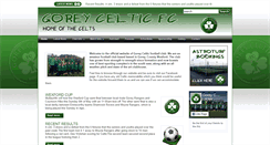 Desktop Screenshot of goreycelticfc.com